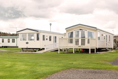 Eyemouth Holiday Park caravan site in scotland