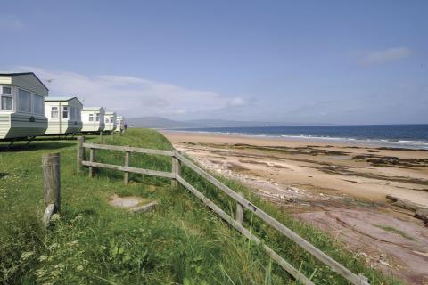 Scotland caravan park by the breach, Grannie's Heilan Hame Park