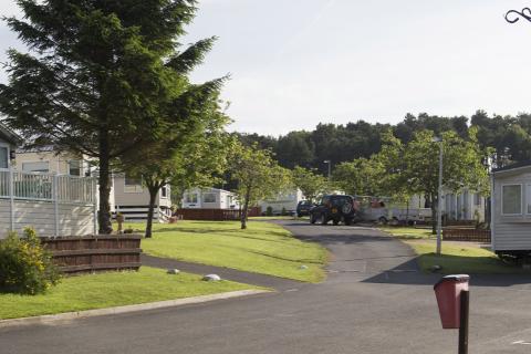 Sundrum Castle Holiday Park luxury caravan park in Scotland