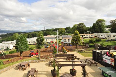 stunning coastal views from a top Scotland caravan park