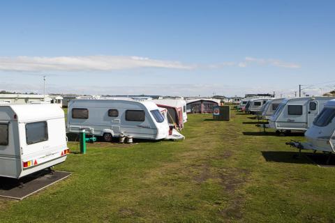 touring caravan parks in Scotland near the beach at Sandylands Holiday Park