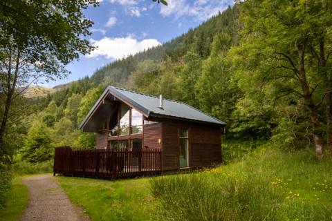 Strathyre lodge park in Scotland