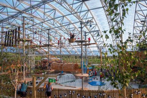 the amazing rope walks at the Bluestone National Park Resort
