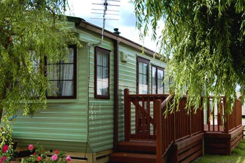static caravan site in Morecambe in Lancashire