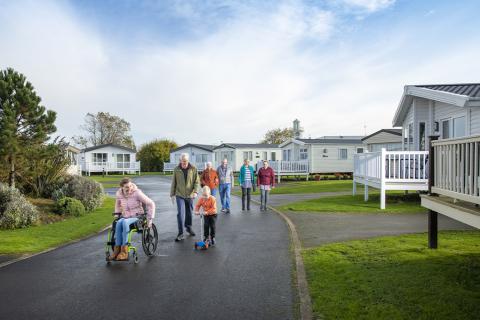 lodges in Northumberland at Whitley Bay Holiday Park