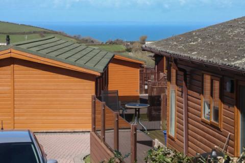 lodges and caravans with sea views for holidays near Woolacombe in Devon