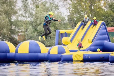 the waterpark at Billing Aquadrome