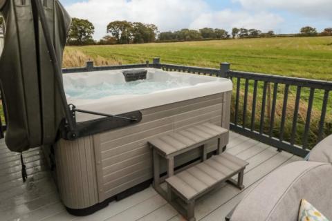 lodges with hot tubs at Bockenfield Country Holiday Park in Northumberland