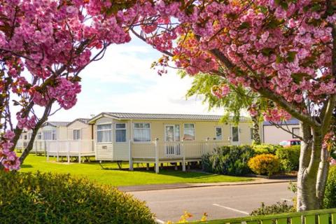 static caravans by the coast in Lincolnshire at Cleethorpes Pearl Holiday Park