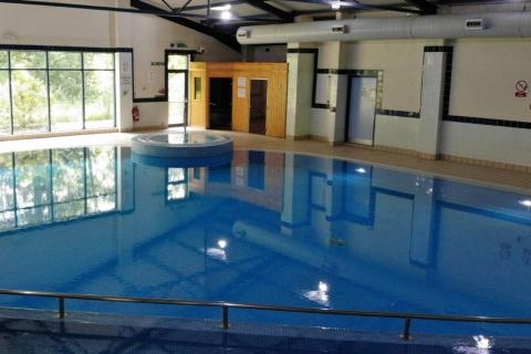 the indoor swimming pool at Faskally Woods Holiday Park