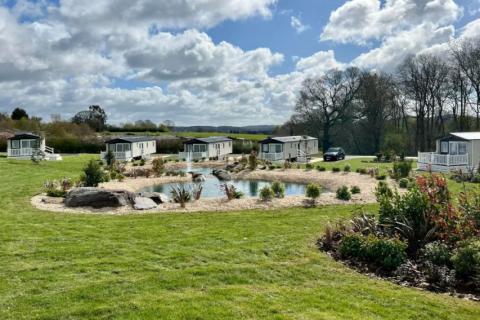 rural caravans holiday park in Herefordshire at Malvern View Holiday Park