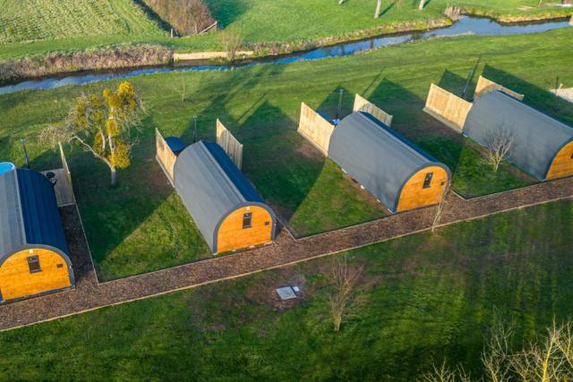 apple tree glamping pods in somerset near wells