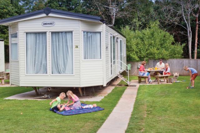 country caravan holidays in devon at Castle Brake Holiday Park