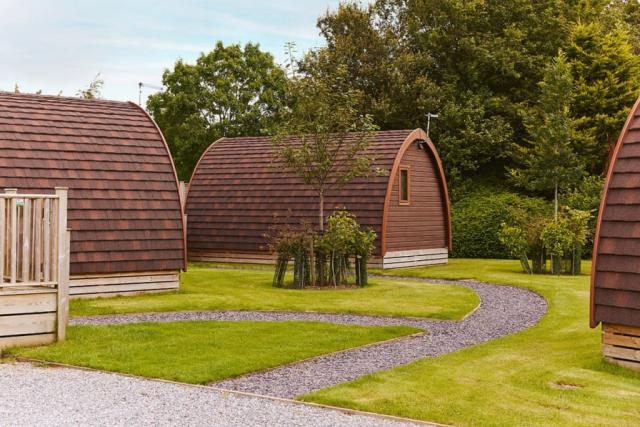 glamping pods in Devon at Dartmoor View Holiday Park in Okehampton