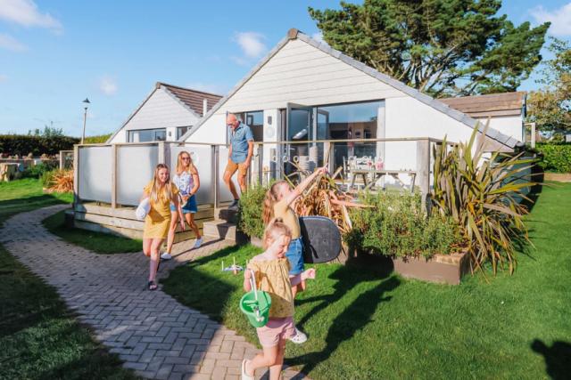 Golden Coast Holiday Park lodges in Woolacombe