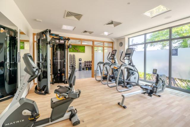 the gym at Hawkchurch Resort and Spa lodge park in Axminster Devon