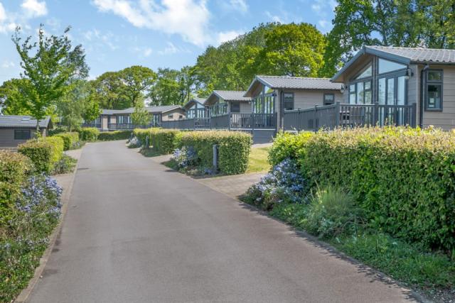 luxury lodge park in Devon at Hawkchurch Resort and Spa