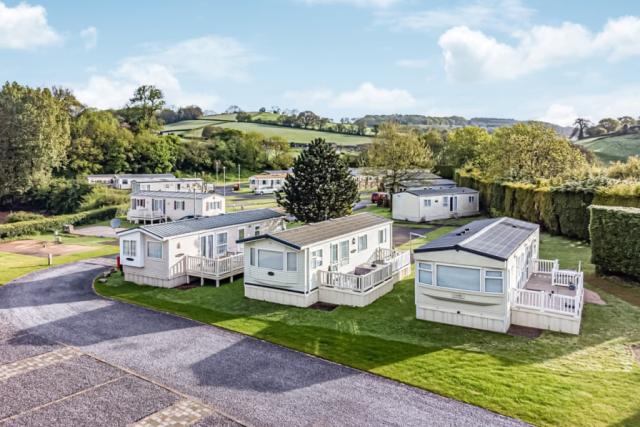 luxury static caravan holidays in south devon at Holmans Wood Holiday Park