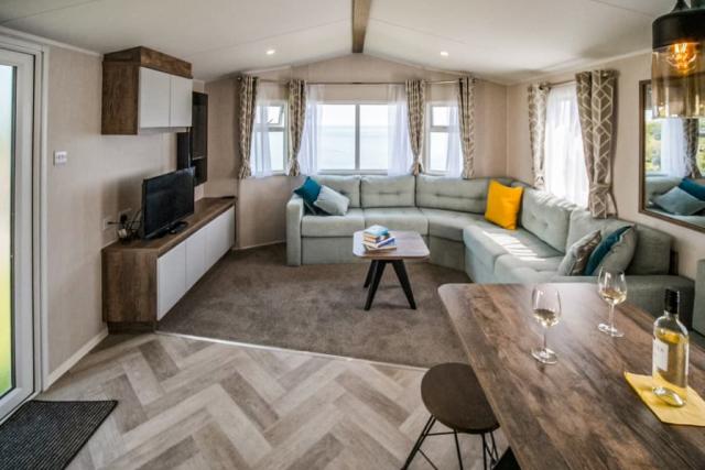 luxury static caravans at Leonards Cove Holiday Park in Dartmouth