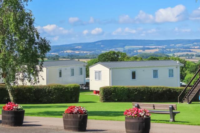 static caravan park near Exeter in devon