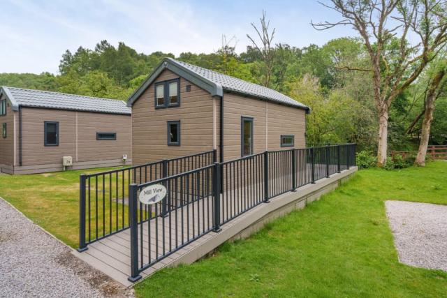 lodges at Augill Beck Holiday Park in the lake district