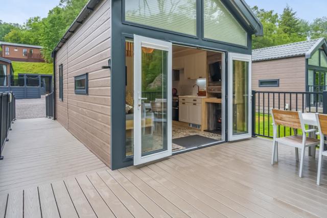 contemporary lodge breaks at Augill Beck Holiday Park in Kirkby Stephen