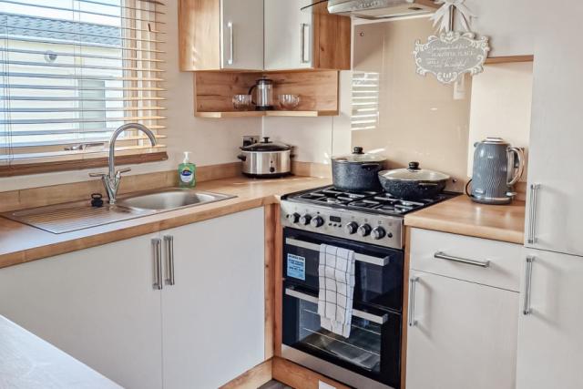 kitchen at brightlingsea holiday park 
