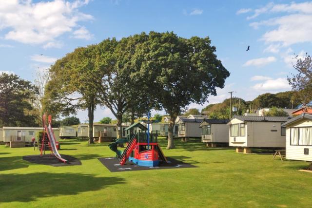 play area at cheverton copse holiday park