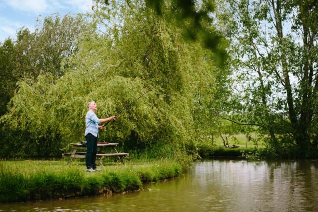 fishing at green hill farm holiday village in hampshire near salisbury