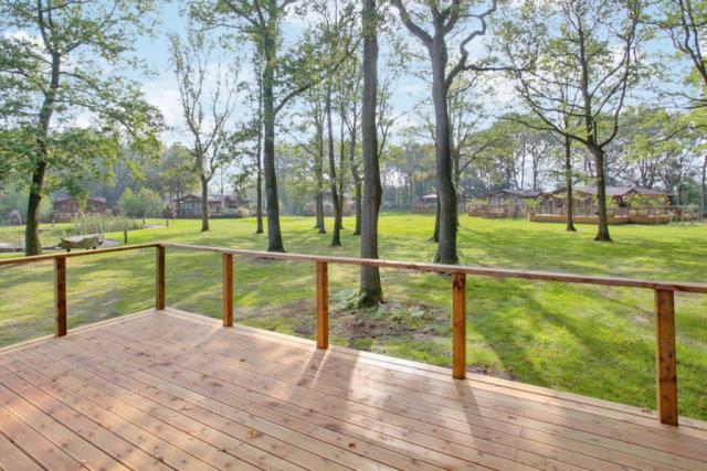 private decking at a luxury lodge in congleton cheshire