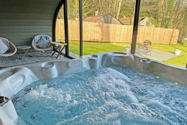 private hot tubs at herdwick croft holiday park in the lake district near Keswick