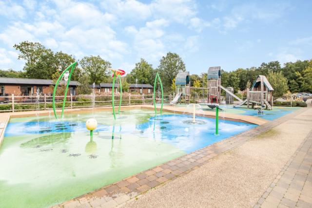 splash pad at norfolk woods resort and spa in kings lynn