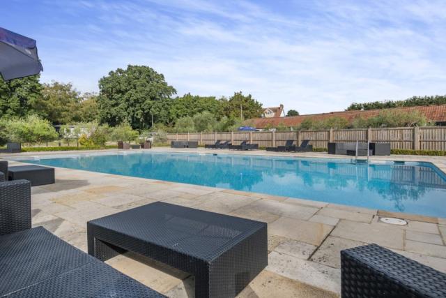 pool at alder country park in norfolk