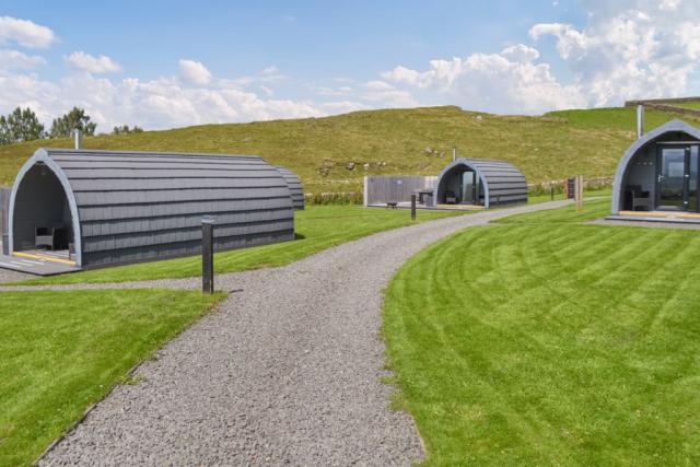 glamping pods at herding hill farm in northumberland