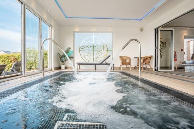 indoor pool at windmill retreat and spa in somerset