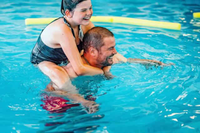 indoor pool at wooler riverside holiday park