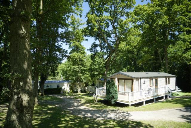 caravans at bashley holiday park in new milton