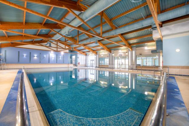 indoor pool at naish holiday park near hampshire