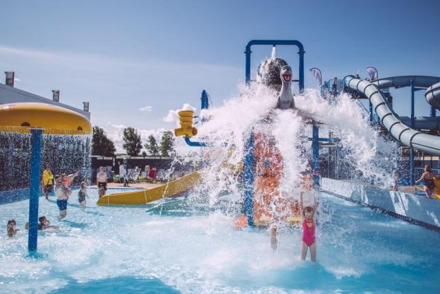 water slides at unity beach holiday park in brean