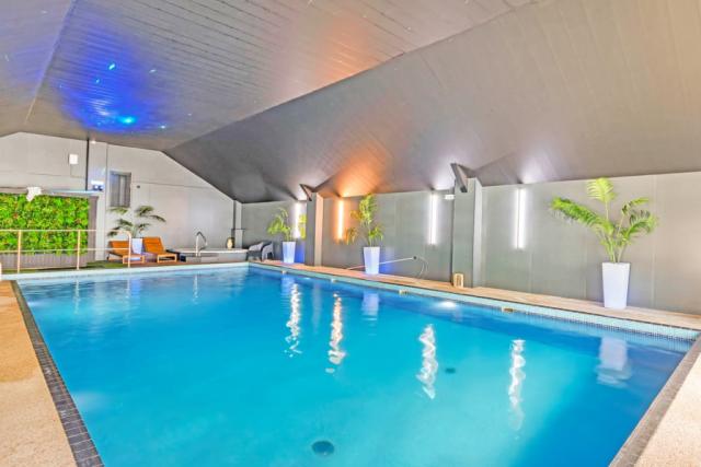 indoor pool at cenarth falls resort in newcastle emlyn