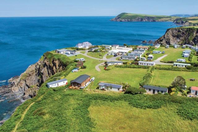 park setting at fishguard bay resort in pembrokeshire