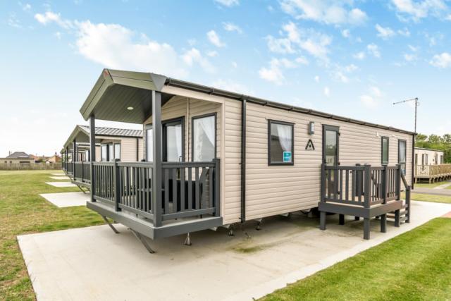 private decking at hornsea leisure park in hornsea