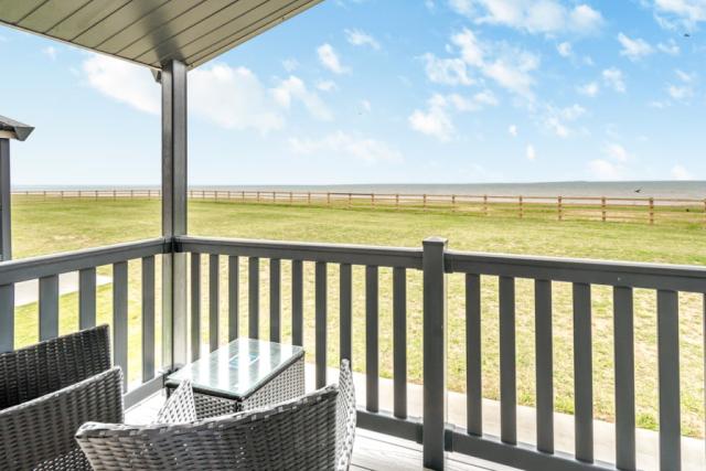 beach views at hornsea leisure park in yorkshire