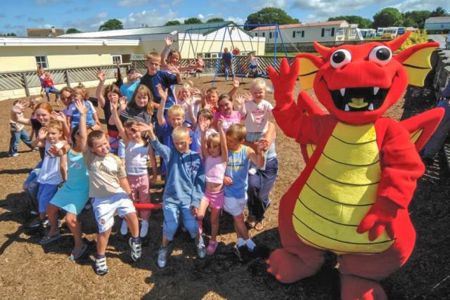 kids club at pencnwc holiday park near new quay