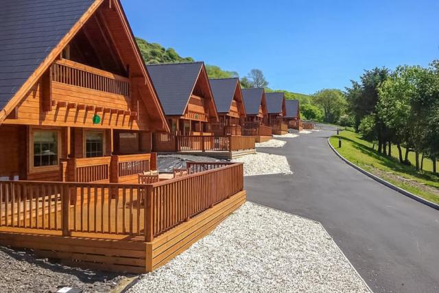 lodges at penrhos holiday park near ceredigion coast