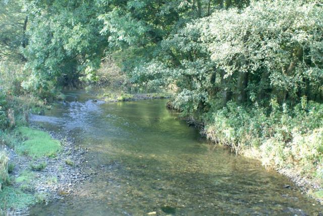 river at aberdwylan holiday park near abercych