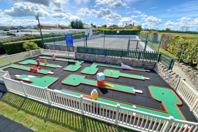 tennis at bryn awel caravan park in anglesey