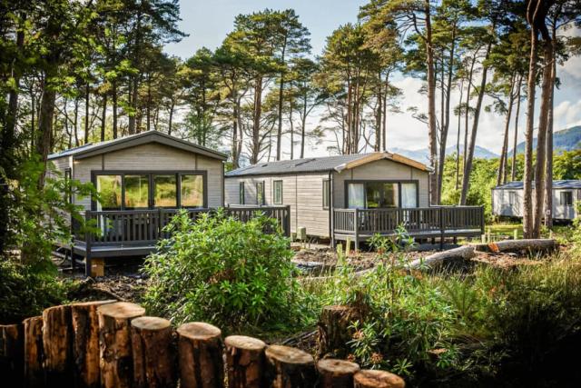holiday lodges at hunters quay holiday park in the southern highlands