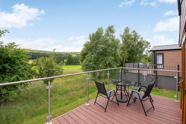 lodges at riverview holiday park in newcastleton