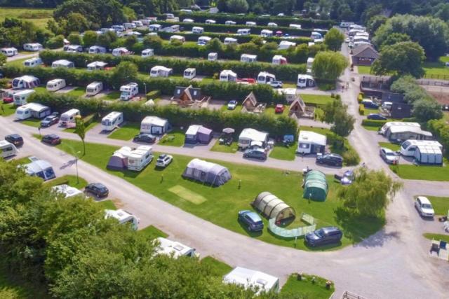 looking down over Royal Umpire Holiday Park
